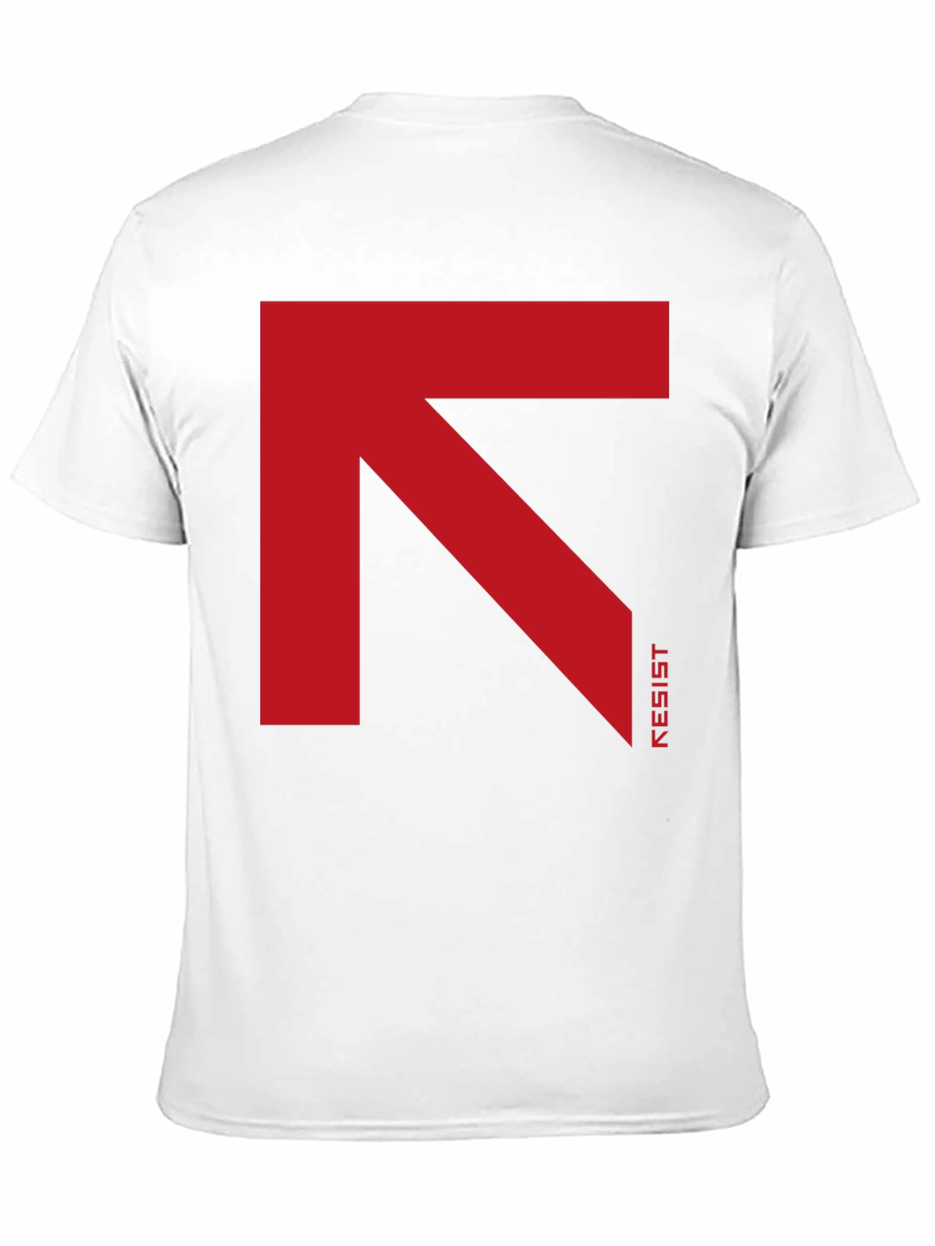 Resist Arrow Graphic Tee - Bold Statement Shirt