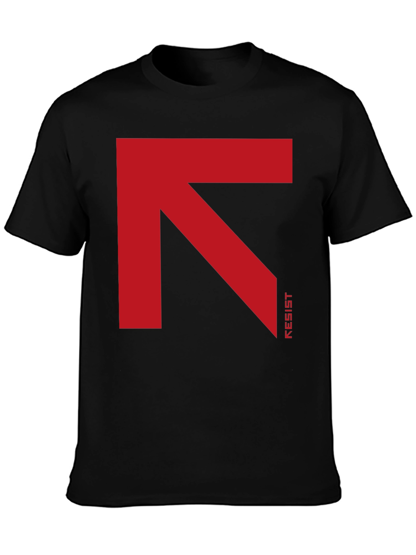 Resist Arrow Graphic Tee - Bold Statement Shirt