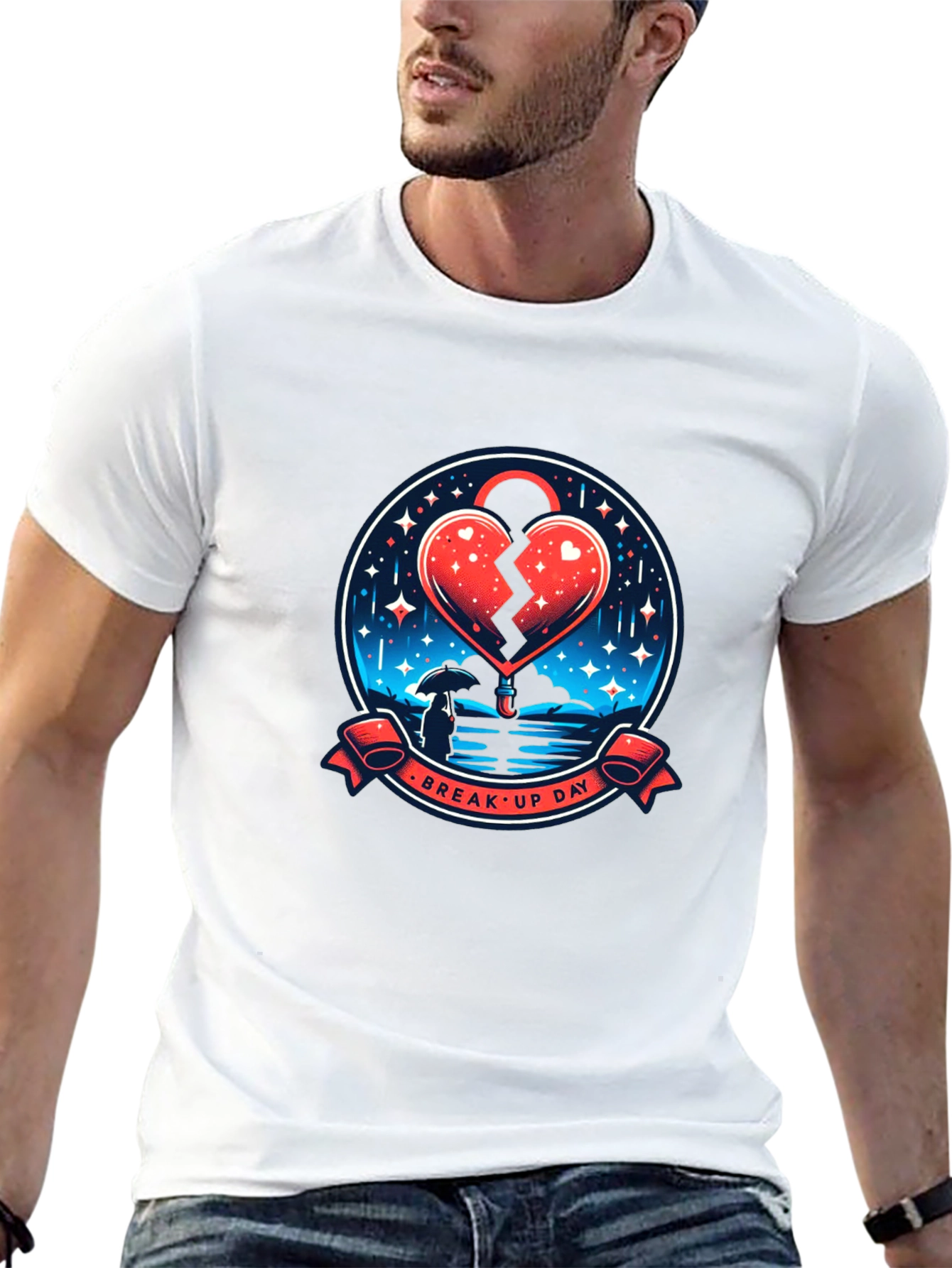 Break Up Day T-Shirt - Heart Lock