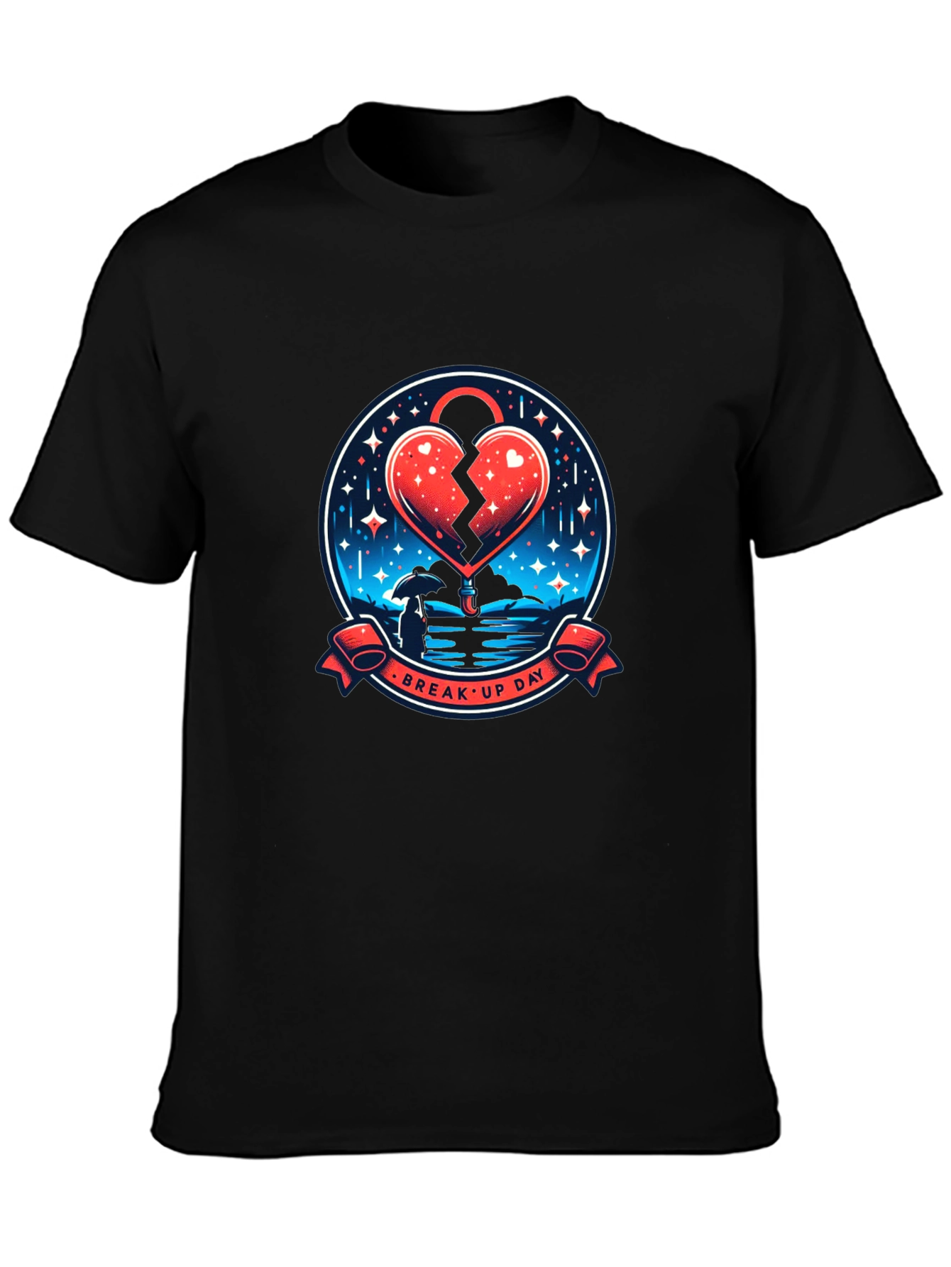 Break Up Day T-Shirt - Heart Lock