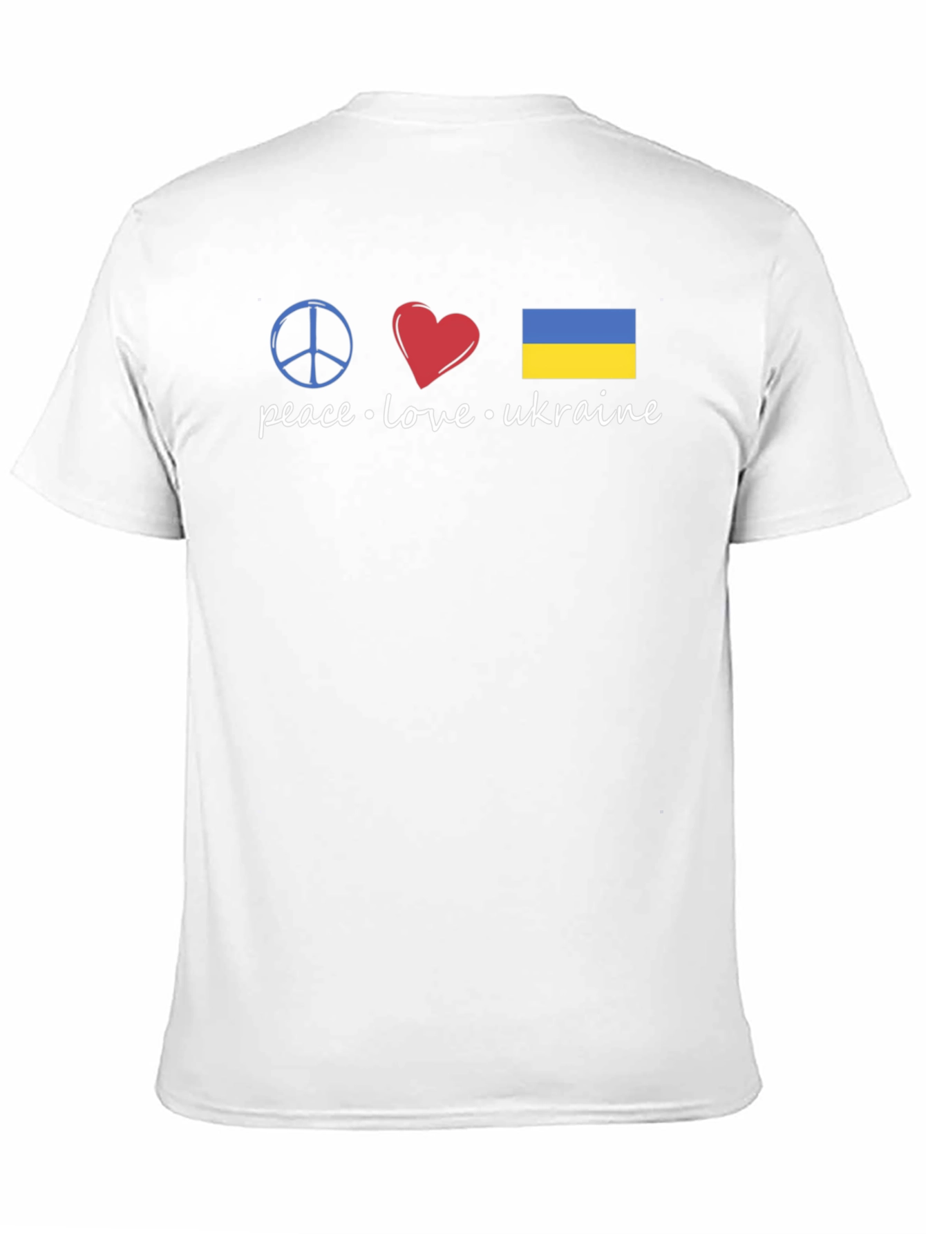 Peace Love Ukraine Graphic T-Shirt - Stylish Support
