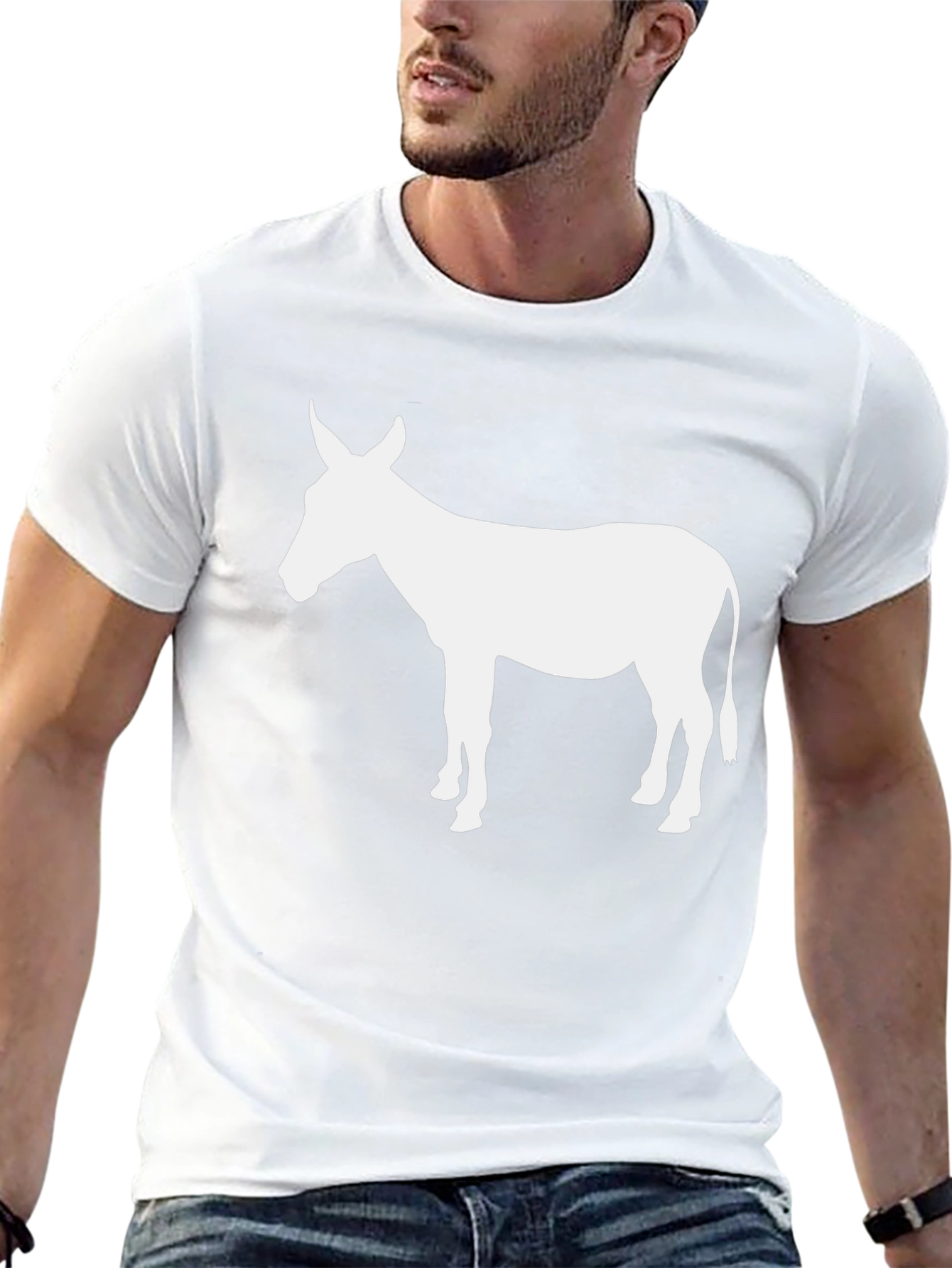 Donkey Graphic T-Shirt - Black Mens