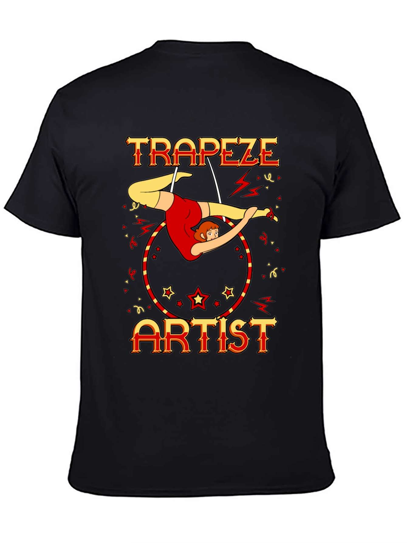 Trapeze Artist Circus Performer Graphic Tee