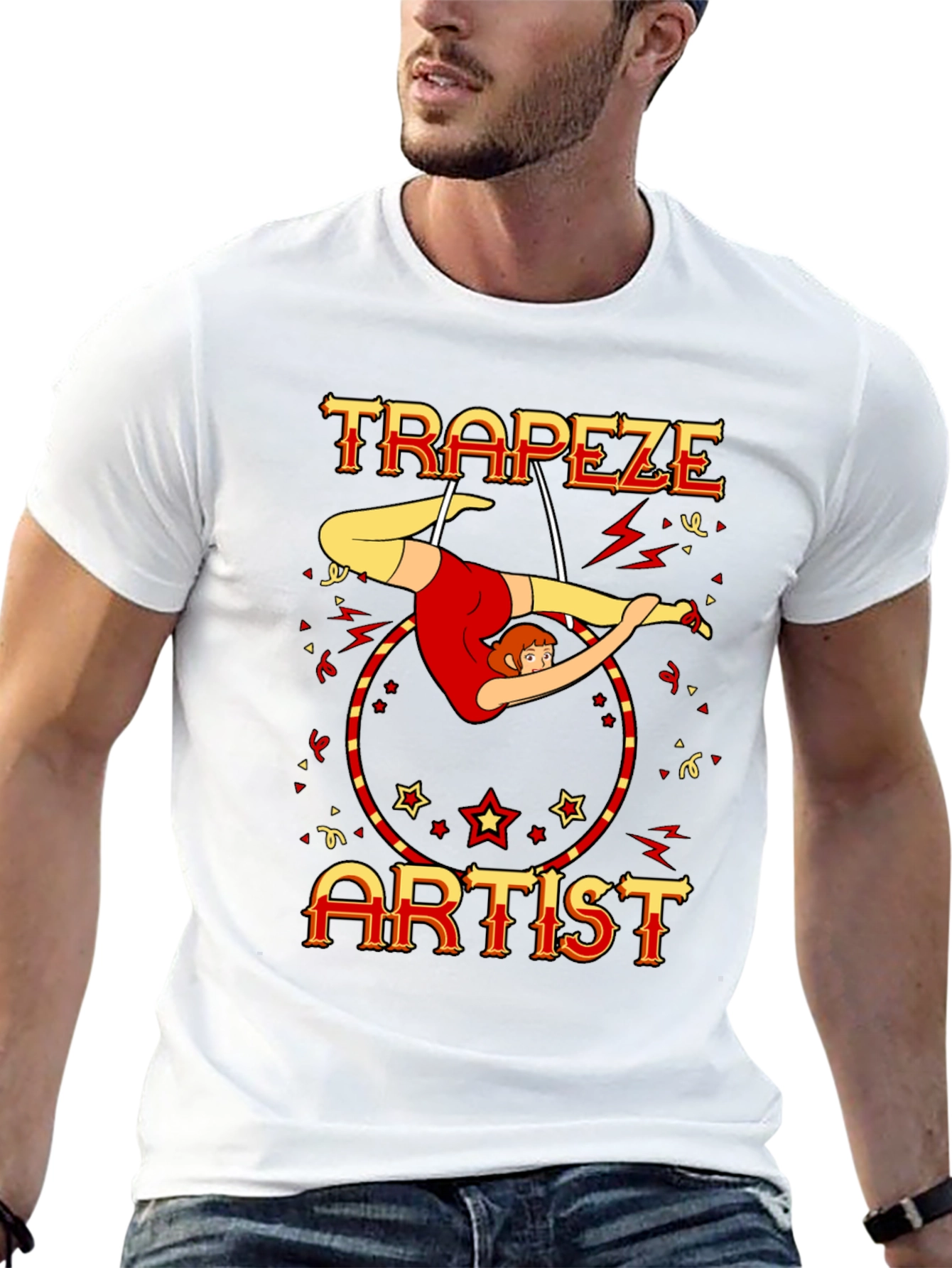 Trapeze Artist Circus Performer Graphic Tee