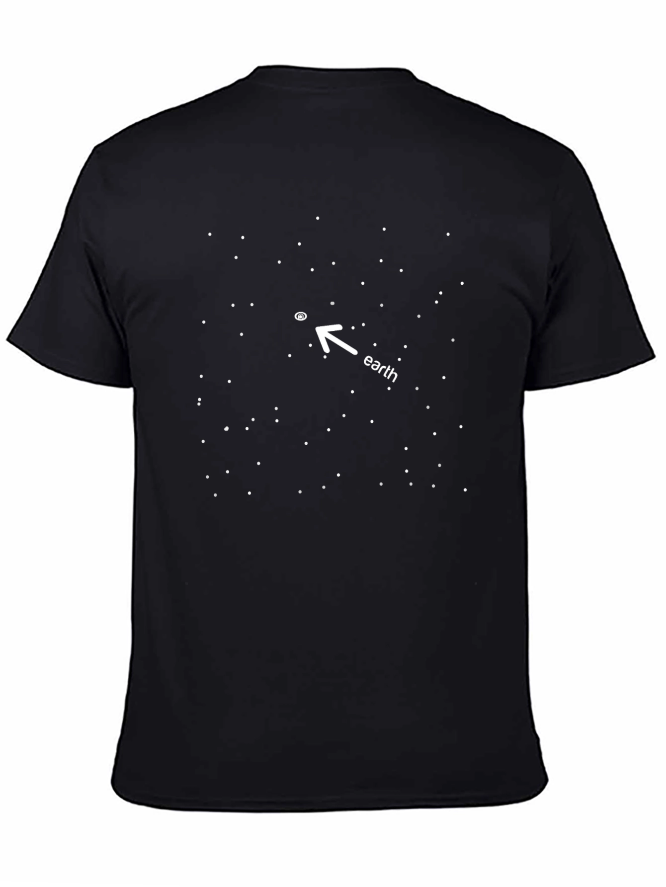 Earth Arrow Graphic Black T-Shirt