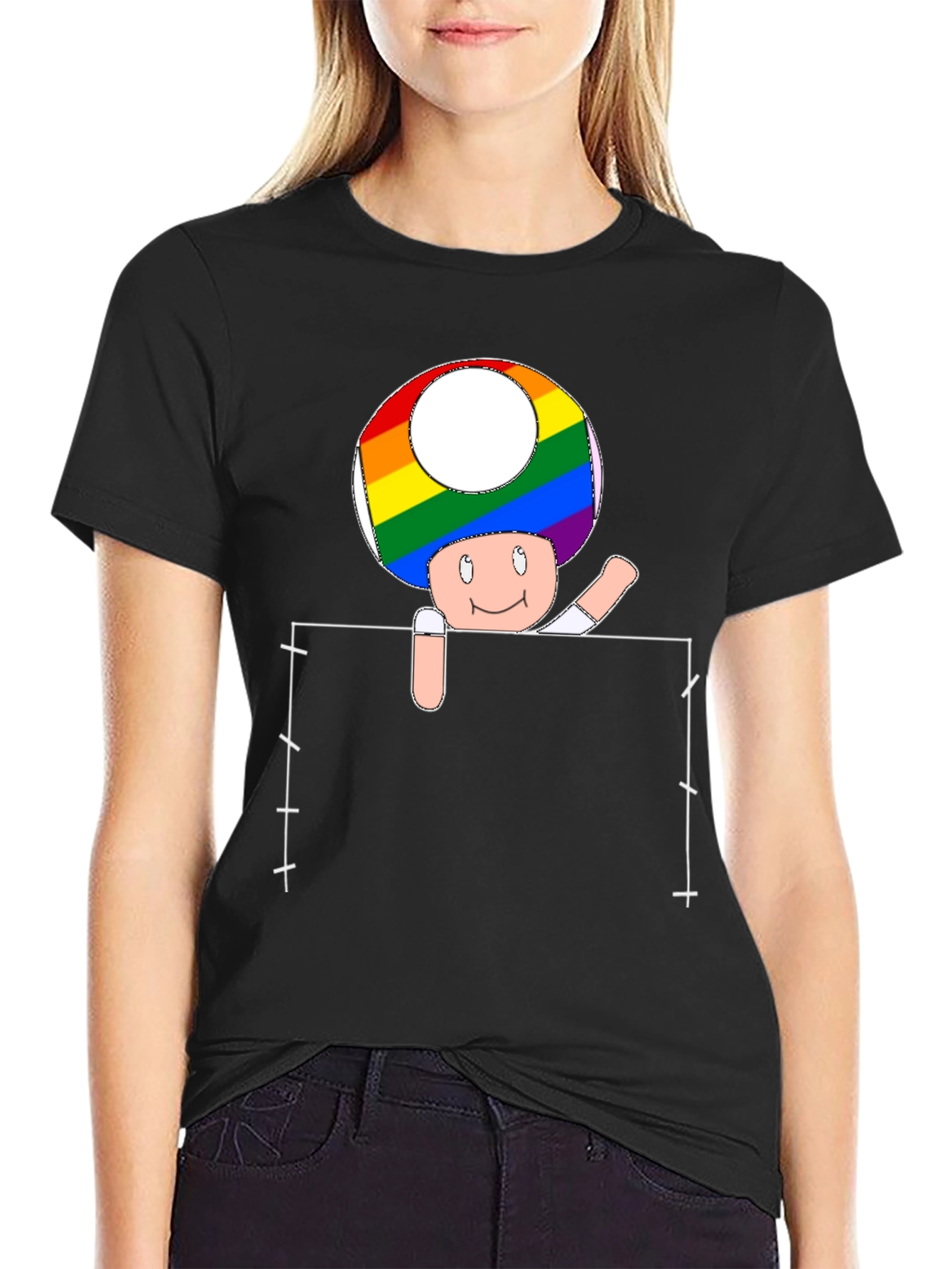 Rainbow Pride Toadstool T-Shirt