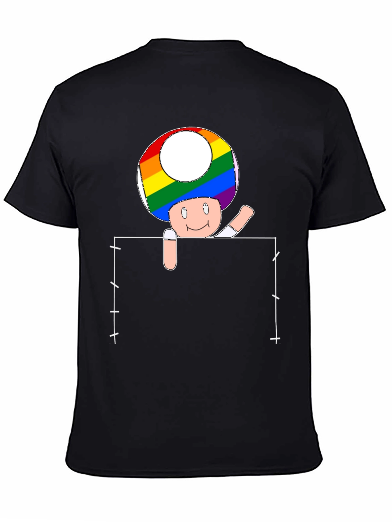 Rainbow Pride Toadstool T-Shirt