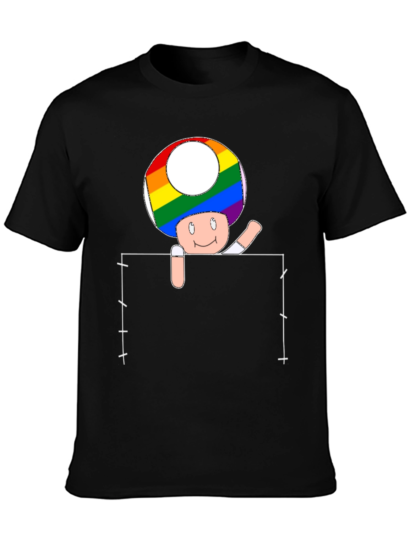 Rainbow Pride Toadstool T-Shirt