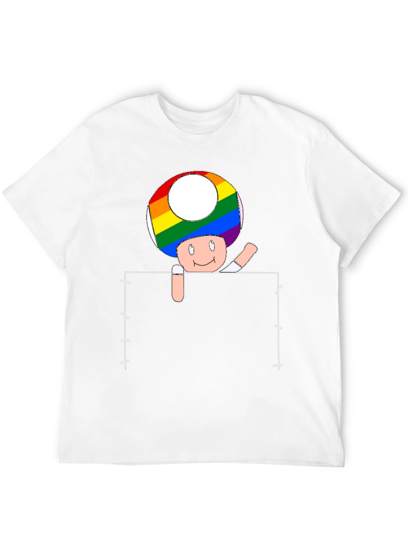 Rainbow Pride Toadstool T-Shirt