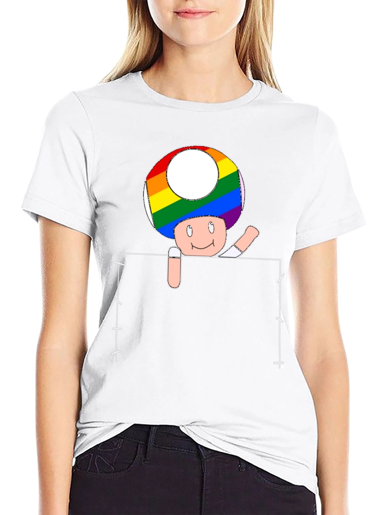 Rainbow Pride Toadstool T-Shirt