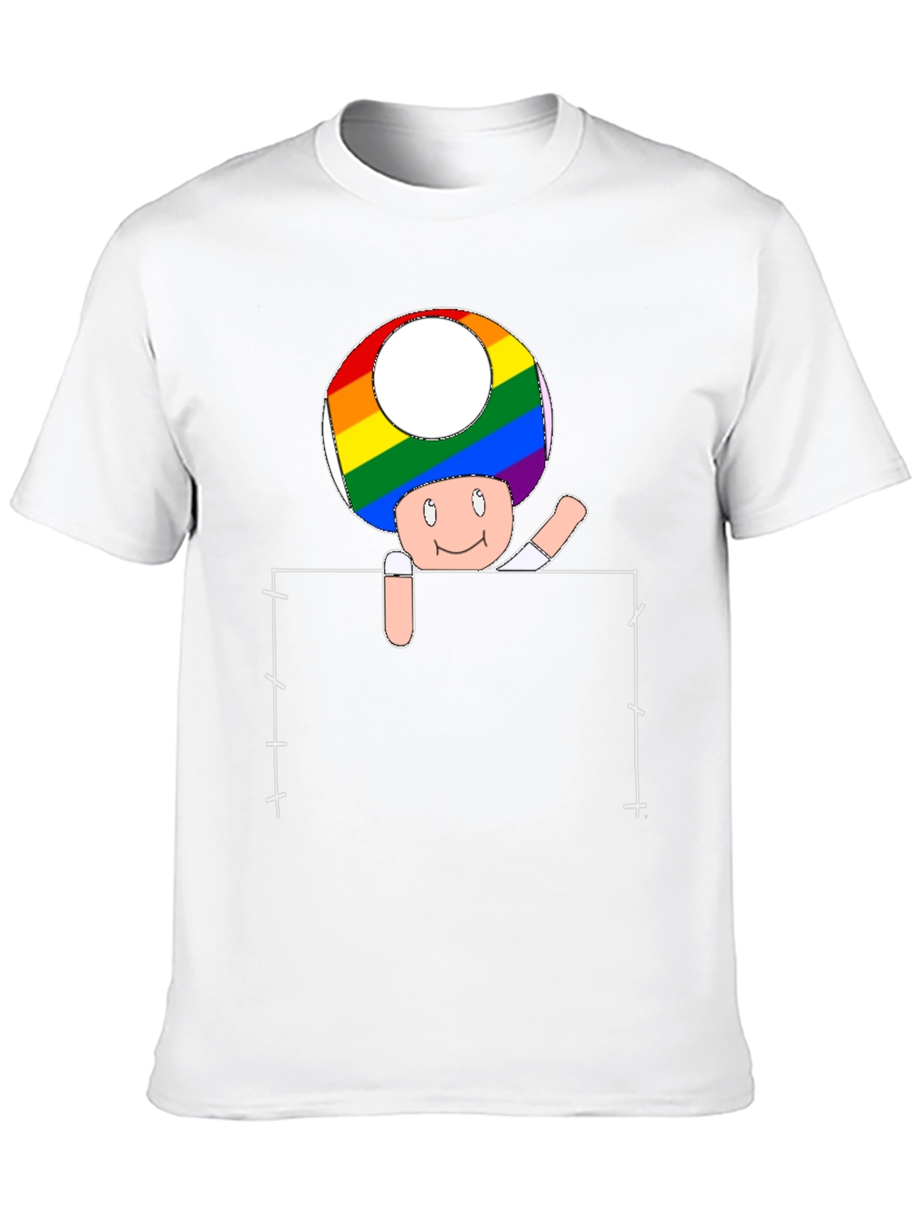 Rainbow Pride Toadstool T-Shirt