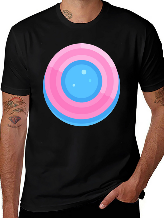 Round Target Graphic Tee - Casual Comfort Style