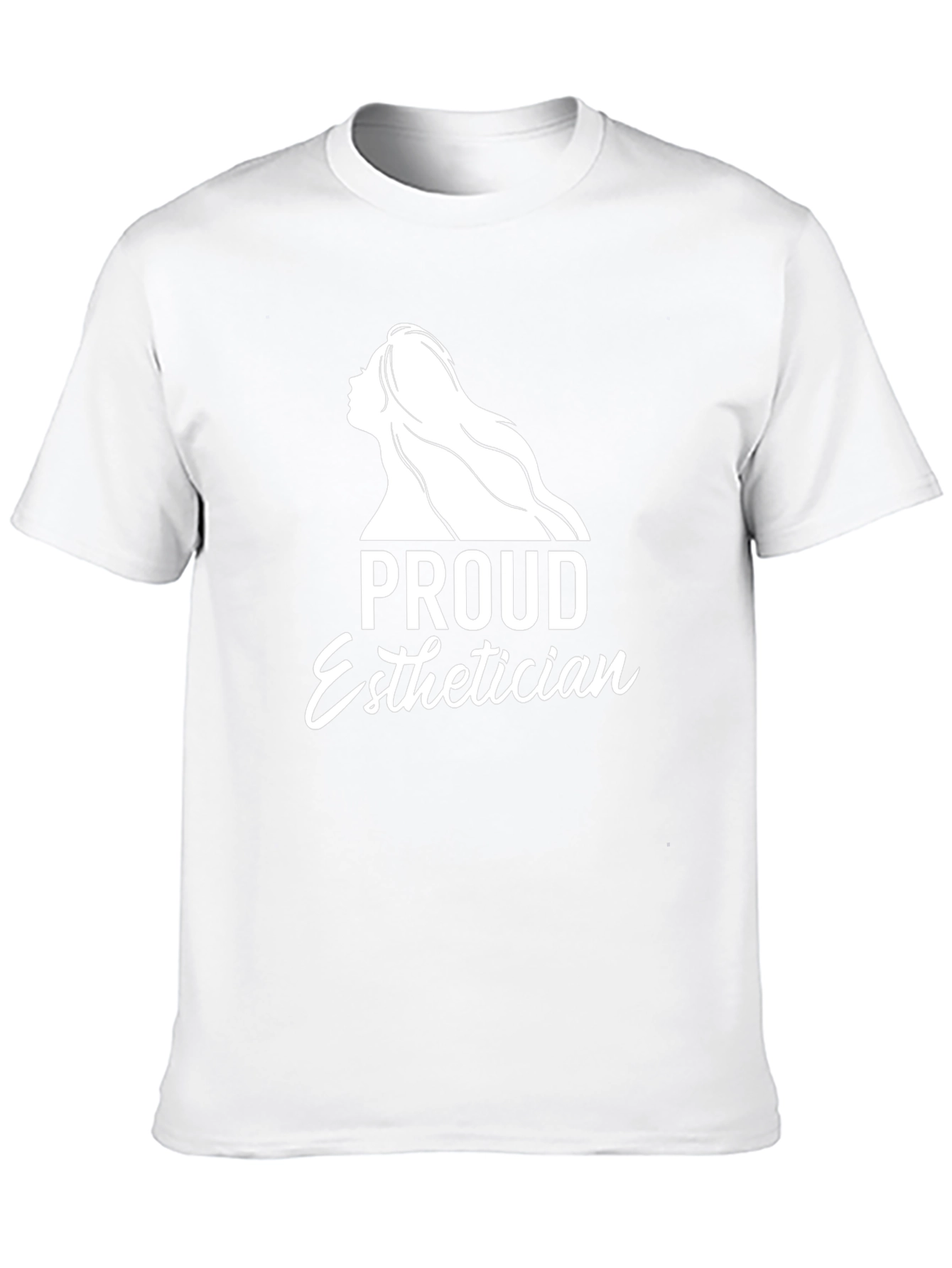 Proud Esthetician Black Graphic T-Shirt