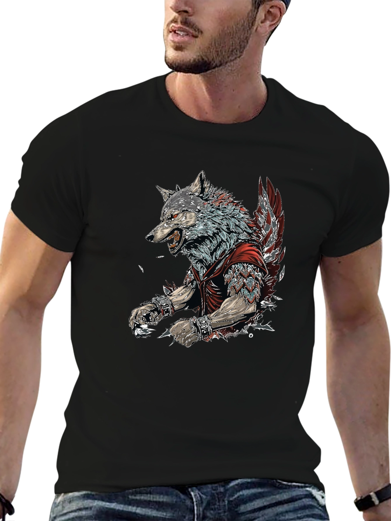 Wolf Warrior Graphic Tee