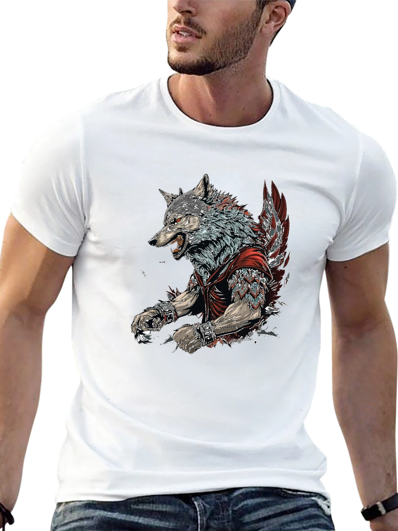 Wolf Warrior Graphic Tee