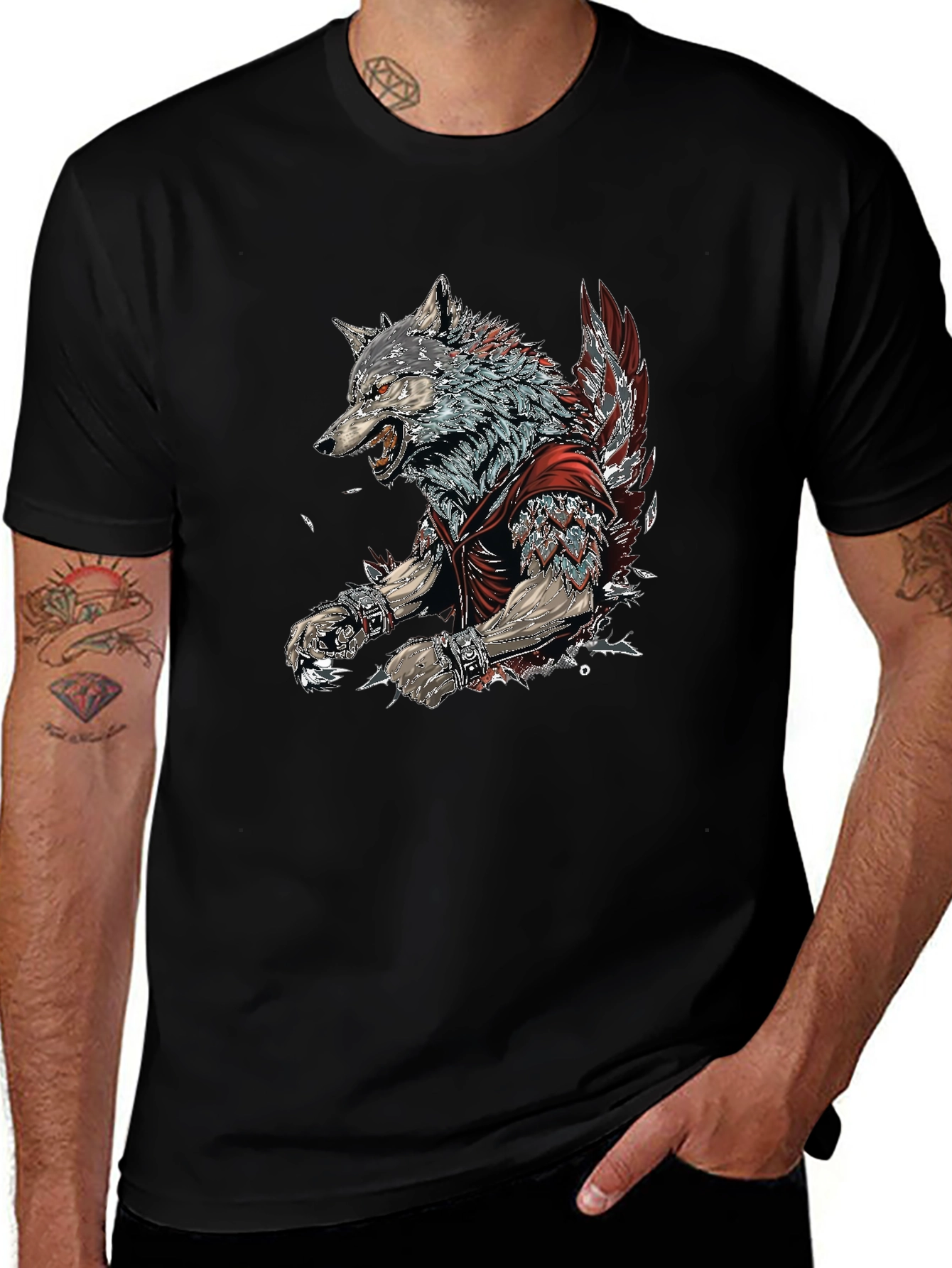 Wolf Warrior Graphic Tee
