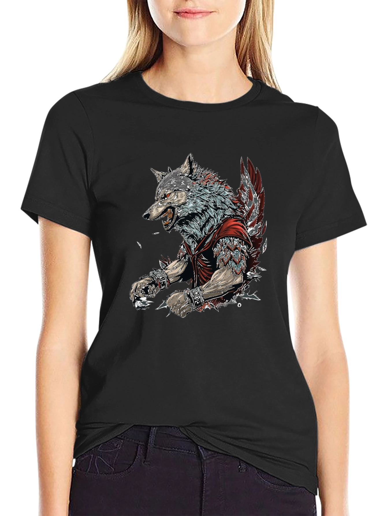 Wolf Warrior Graphic Tee