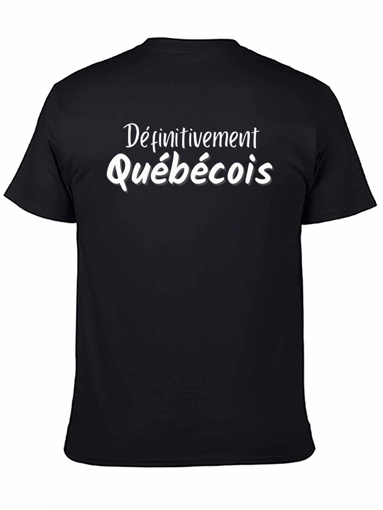 Definitivement Quebecois Black T-Shirt