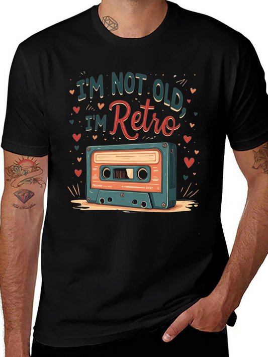 Retro Cassette Graphic Tee - Im Not Old