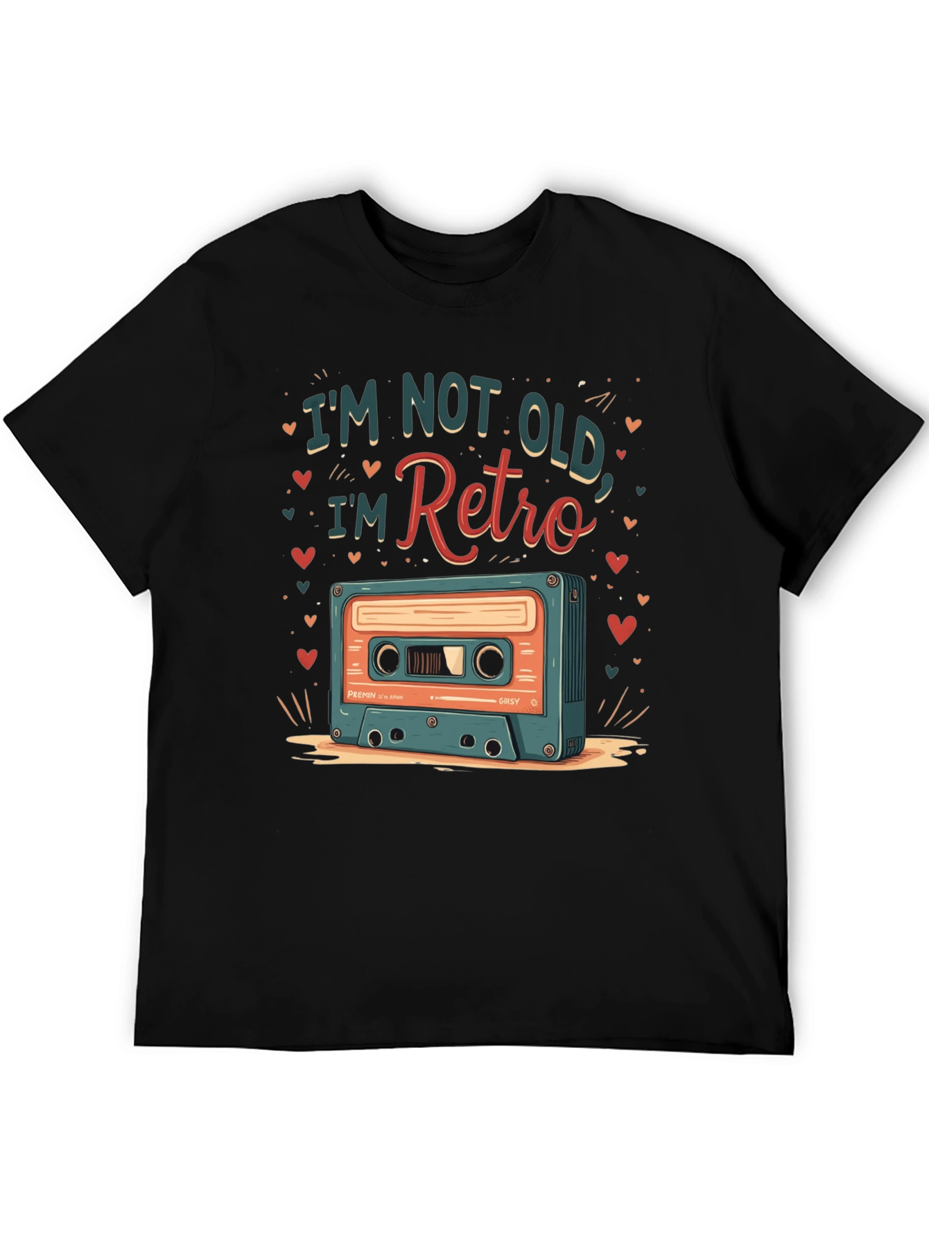 Retro Cassette Graphic Tee - Im Not Old