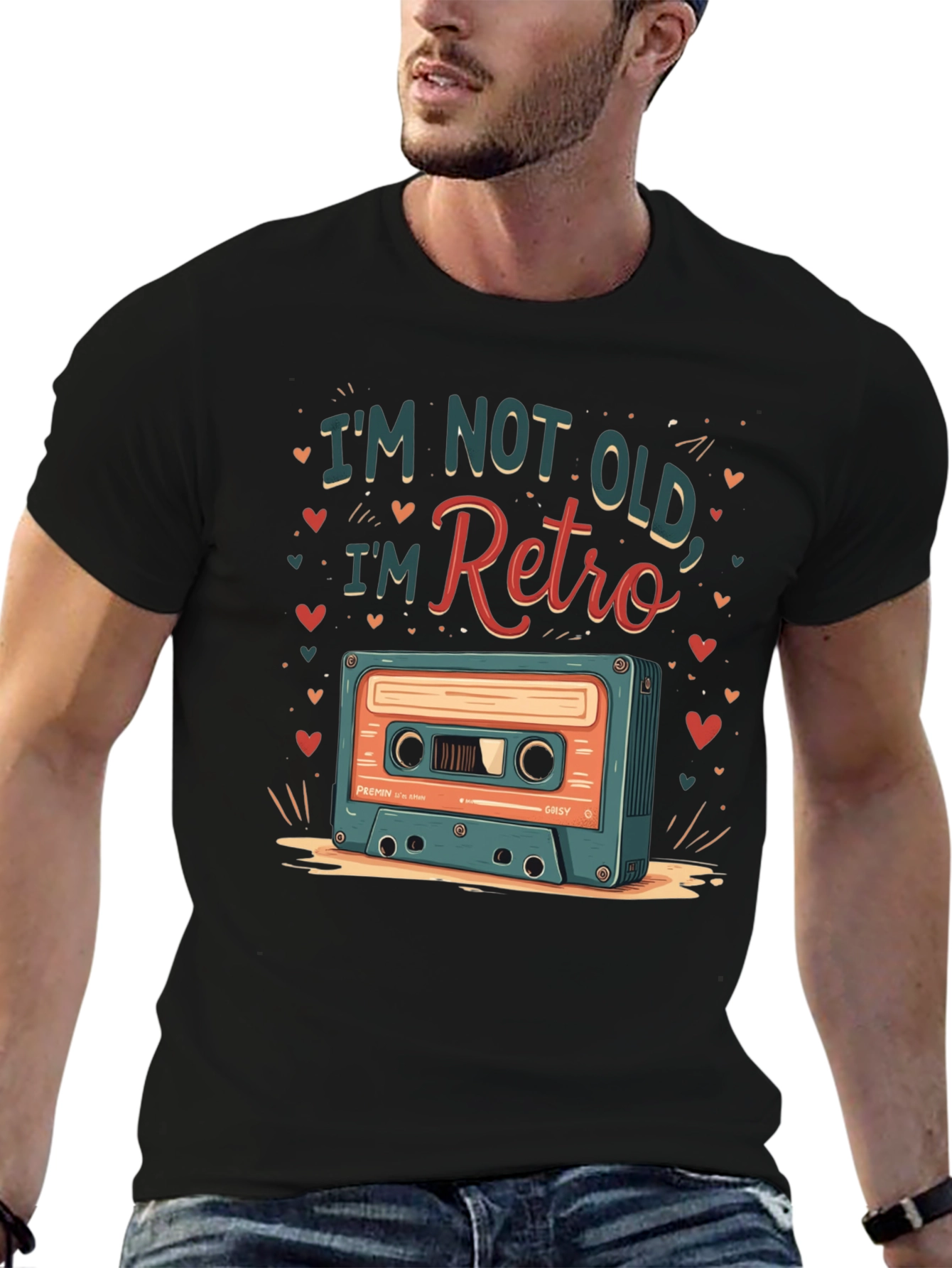Retro Cassette Graphic Tee - Im Not Old