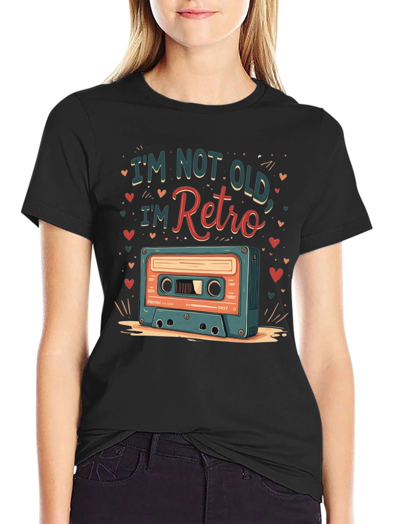 Retro Cassette Graphic Tee - Im Not Old