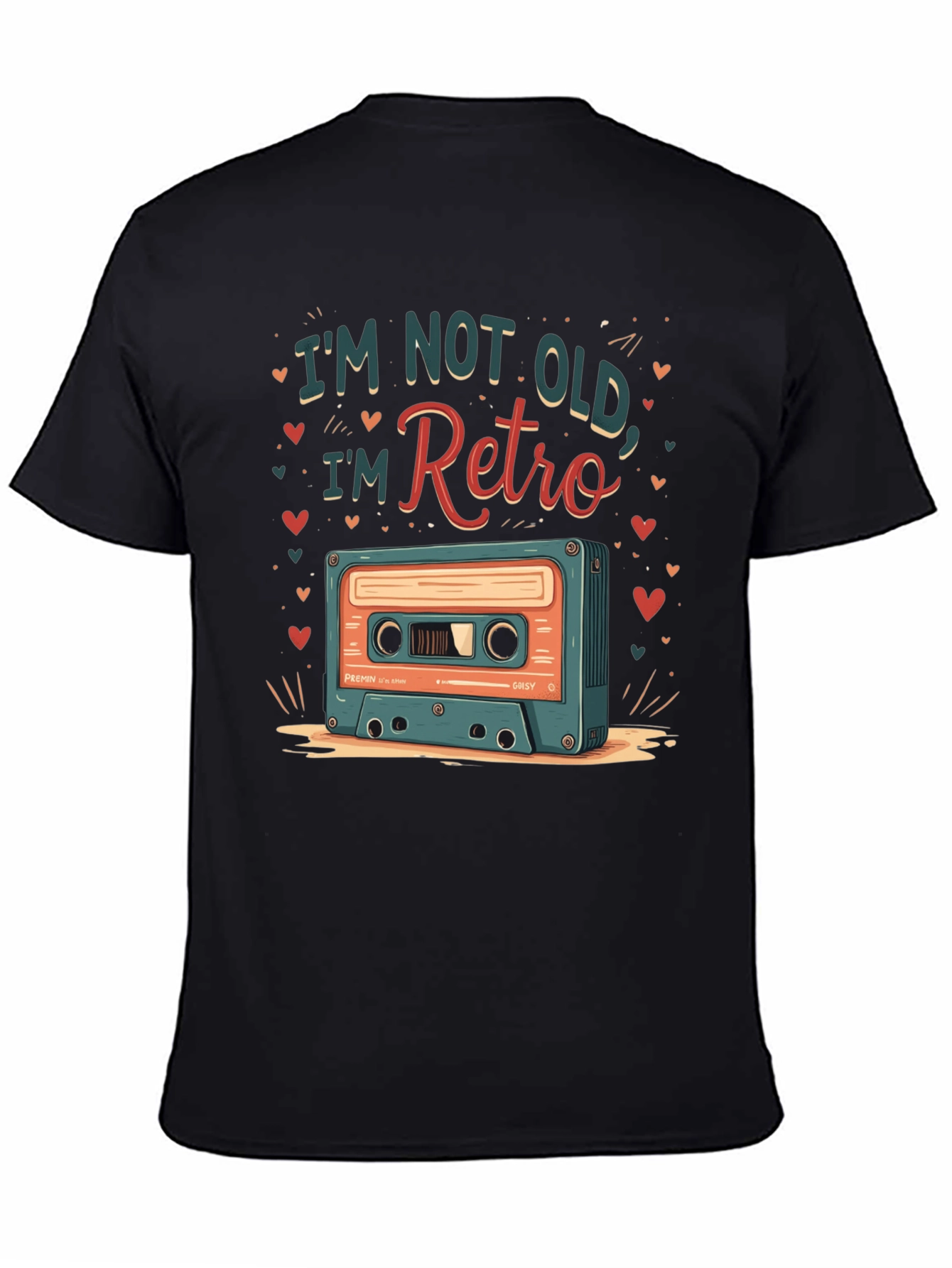 Retro Cassette Graphic Tee - Im Not Old