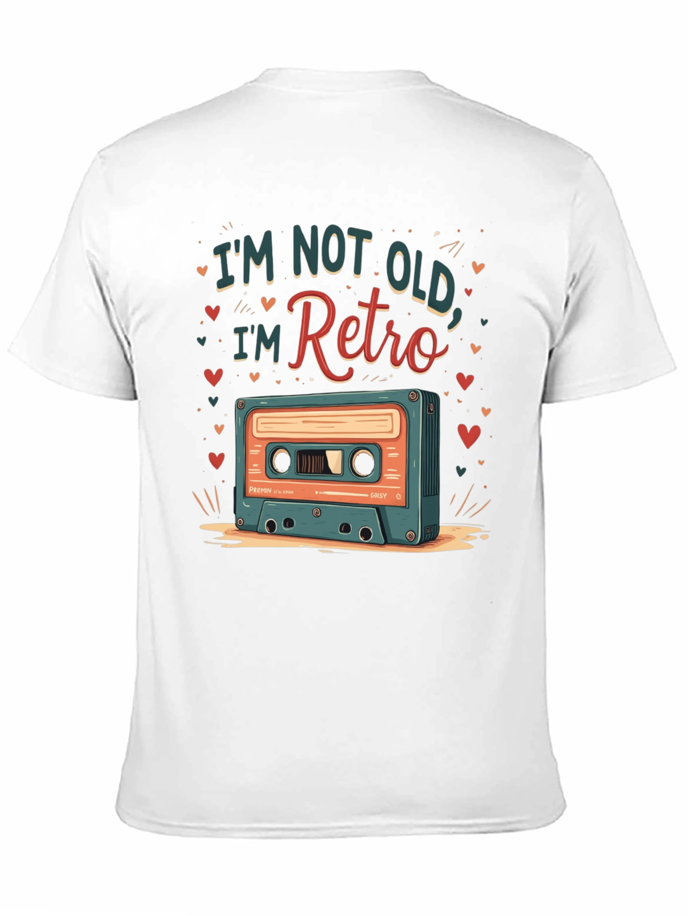 Retro Cassette Graphic Tee - Im Not Old