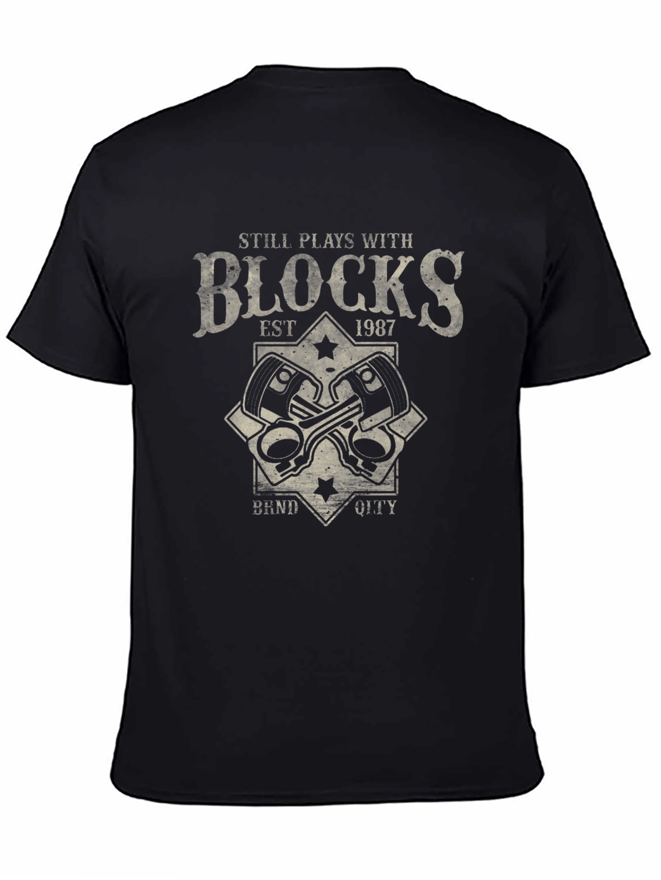 Still Plays With Blocks T-Shirt - Car Enthusiast