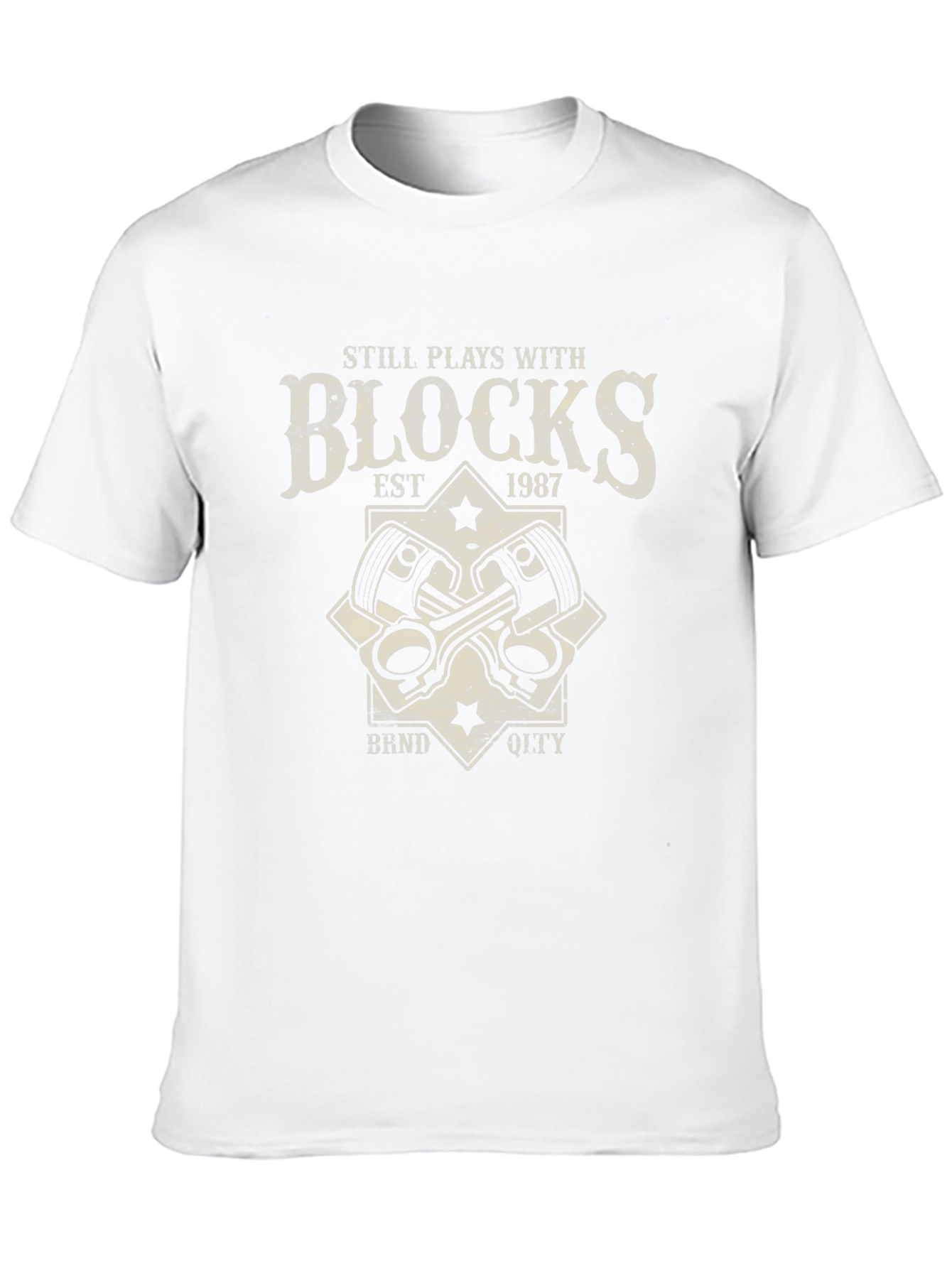 Still Plays With Blocks T-Shirt - Car Enthusiast