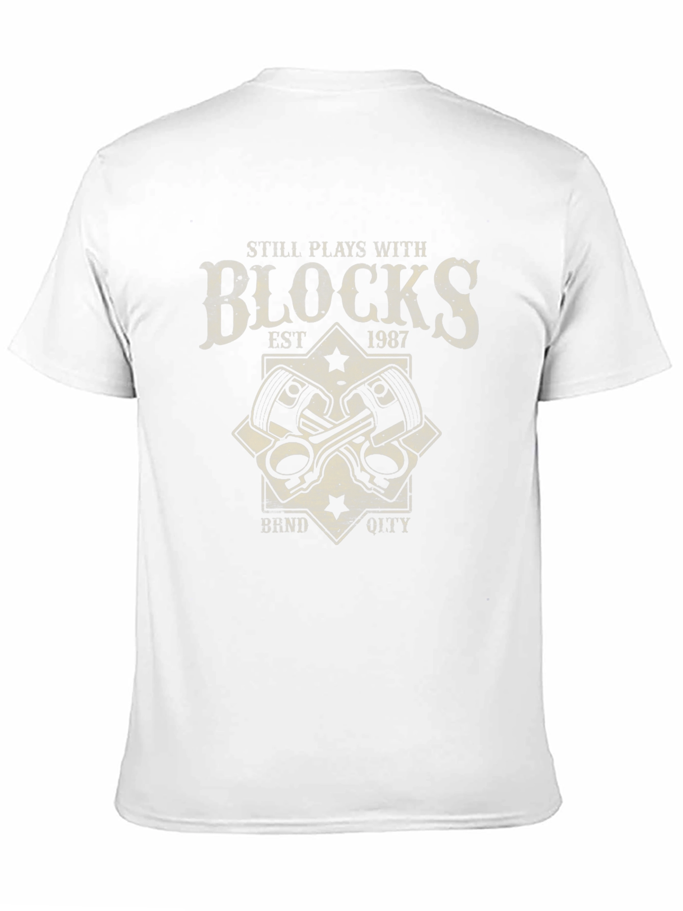 Still Plays With Blocks T-Shirt - Car Enthusiast