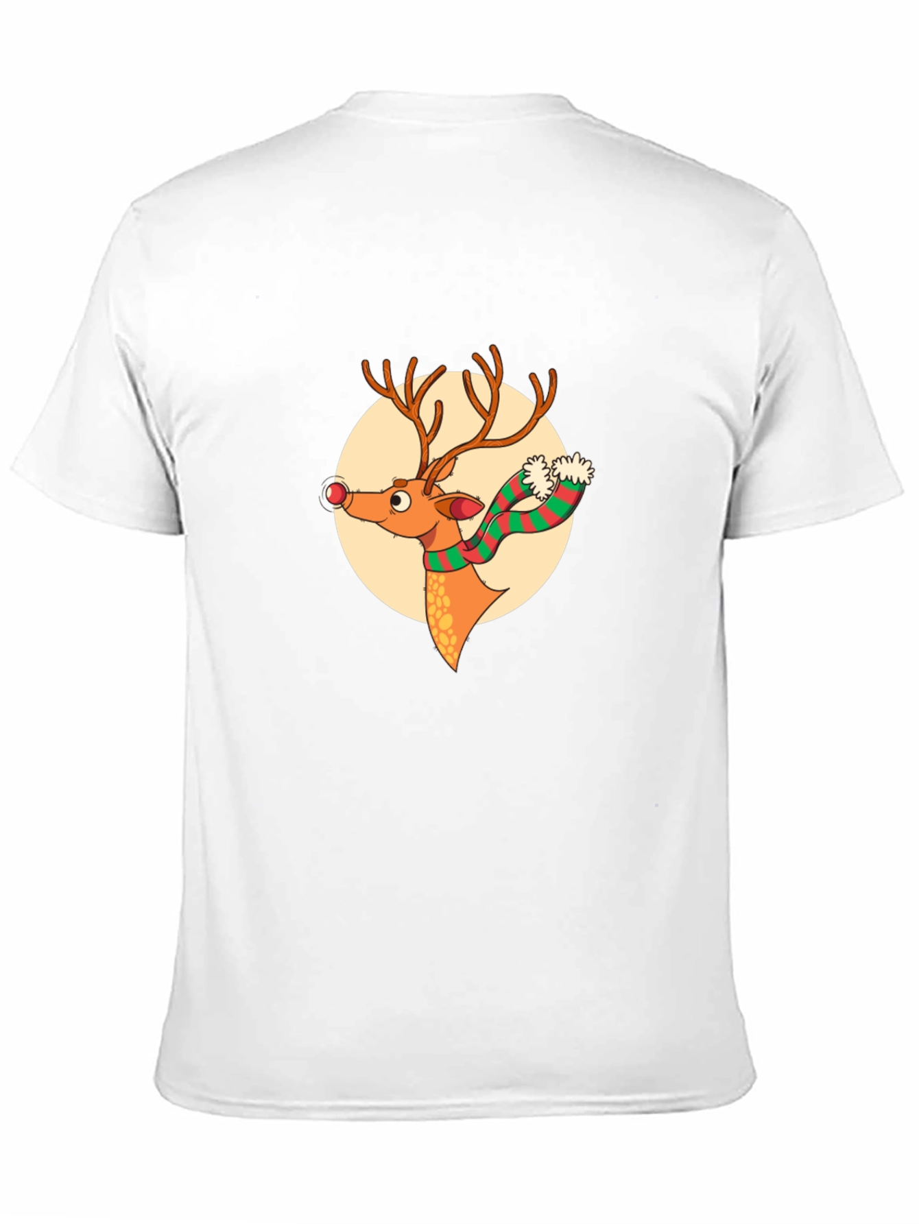 Festive Reindeer Graphic Tee - Holiday Style