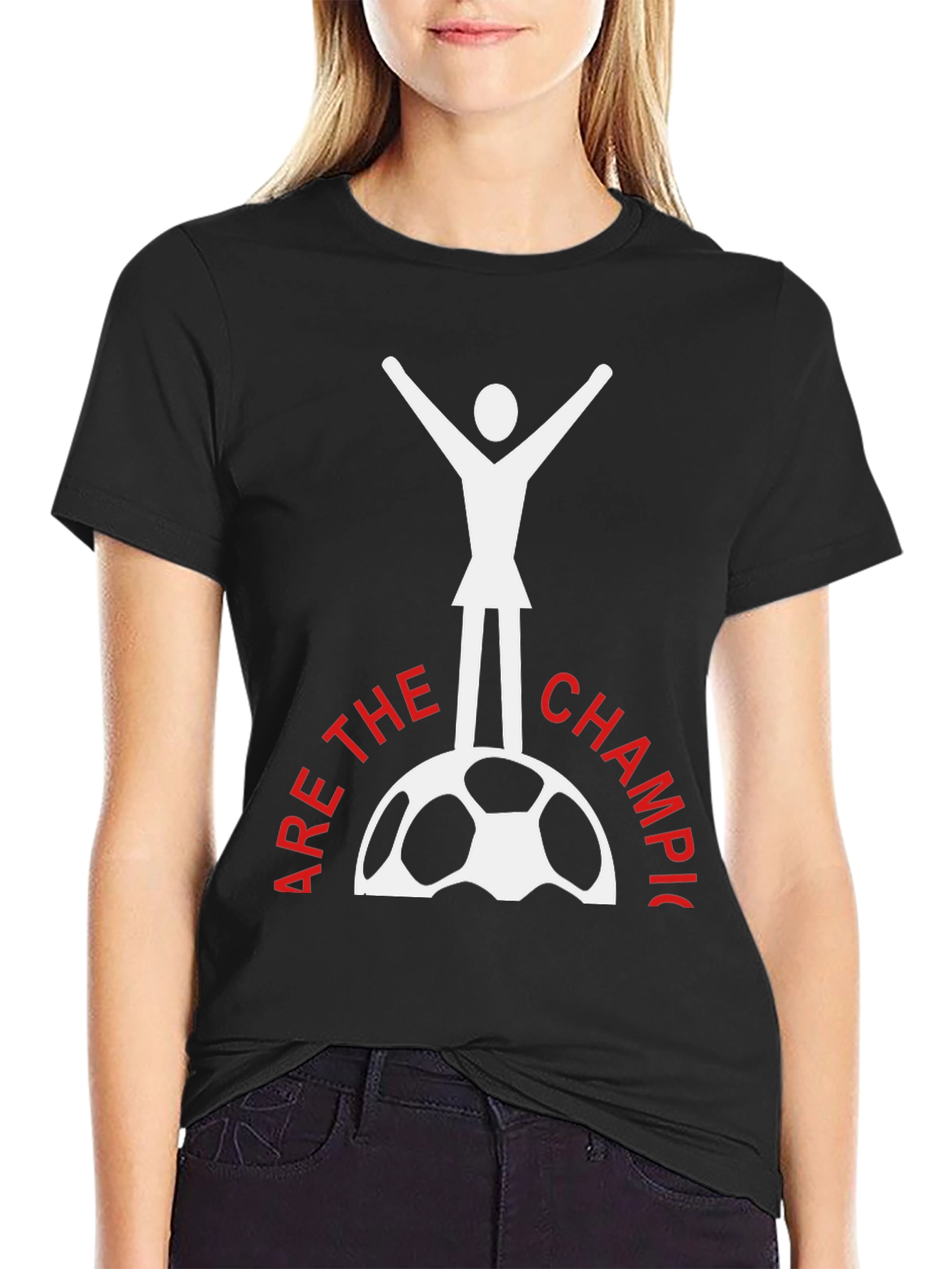 Champions Soccer T-Shirt - Black Tee