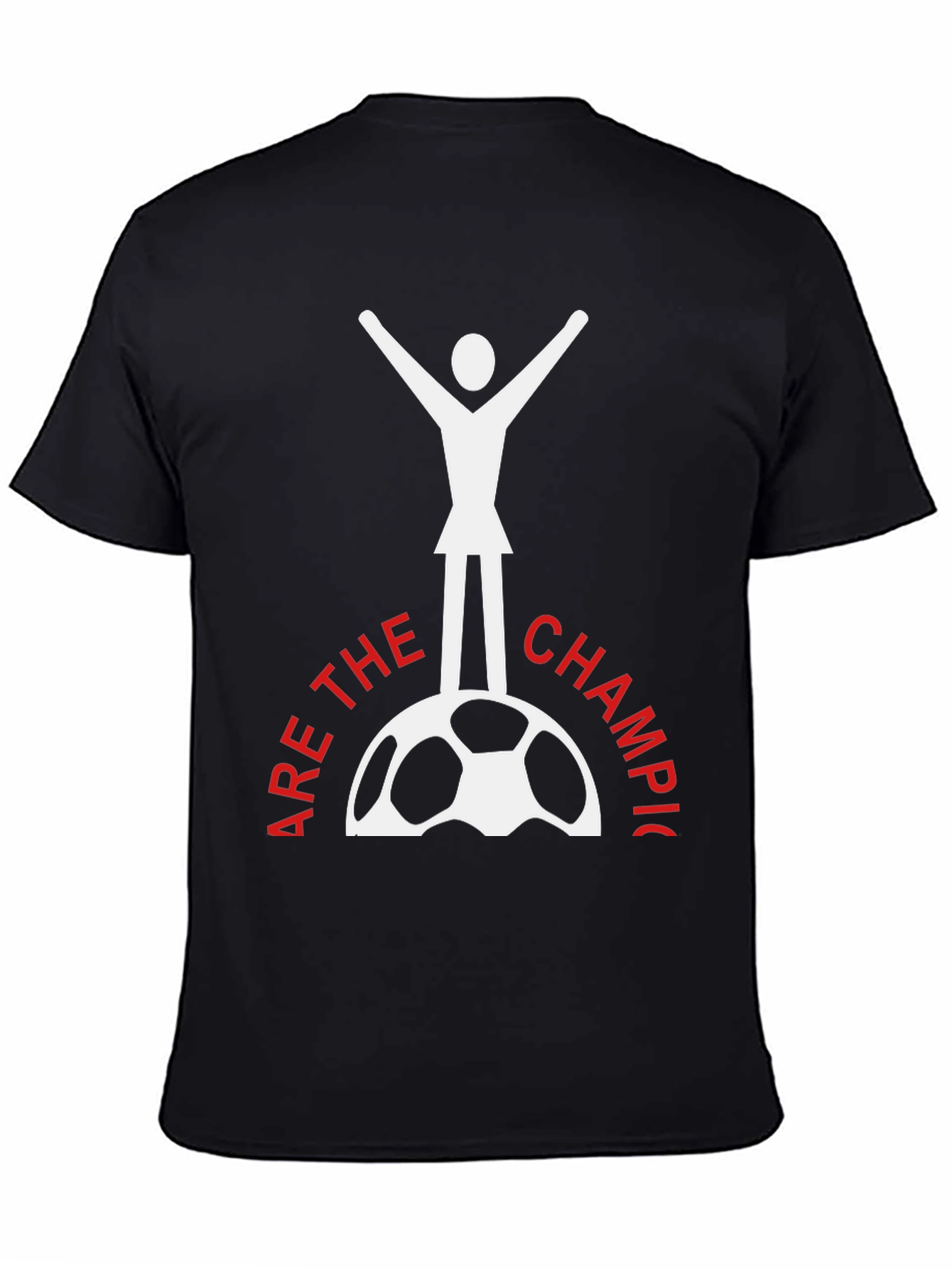 Champions Soccer T-Shirt - Black Tee