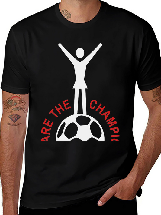 Champions Soccer T-Shirt - Black Tee