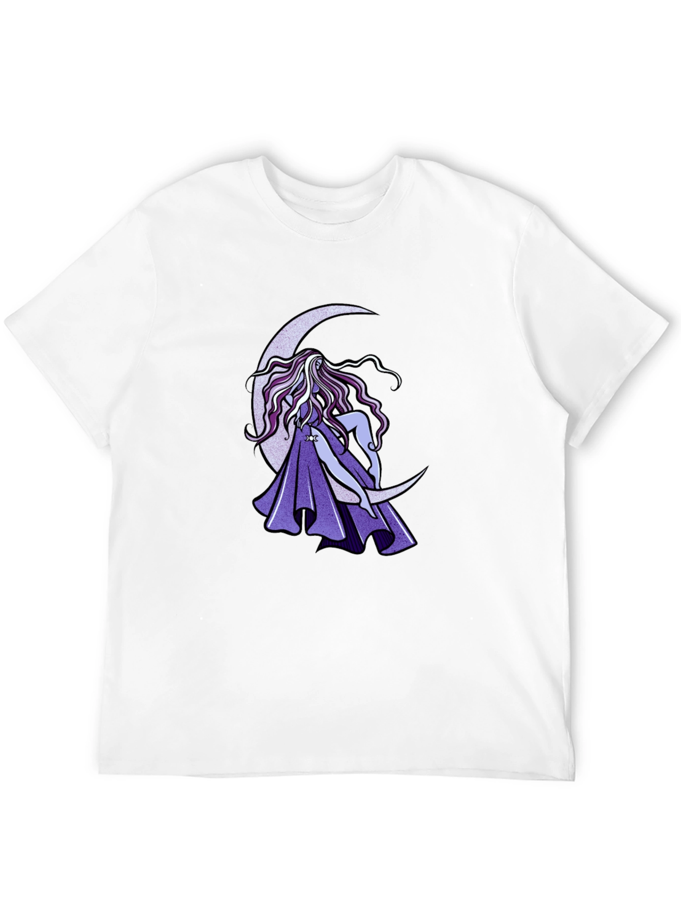 Moon Goddess Graphic Black T-Shirt