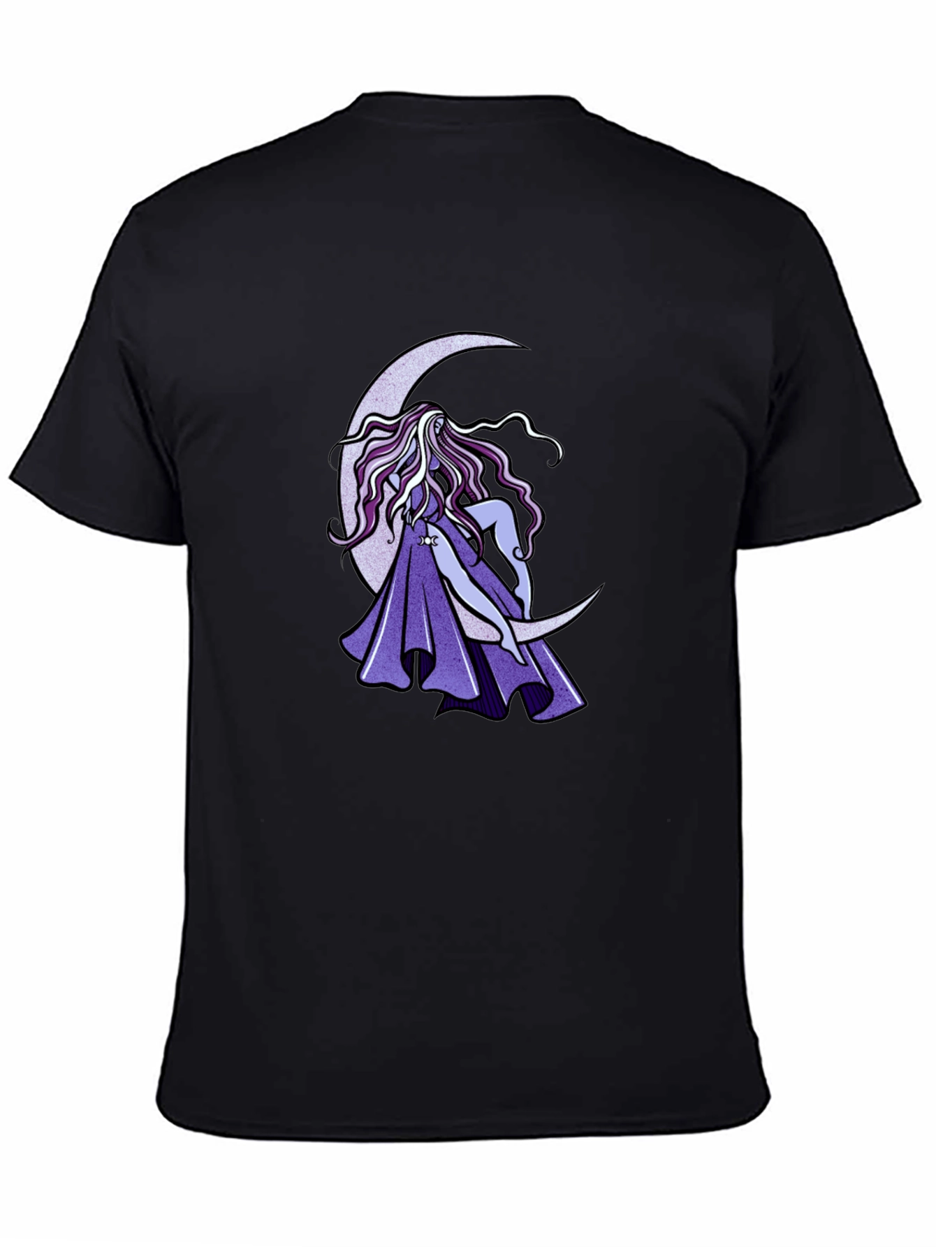 Moon Goddess Graphic Black T-Shirt
