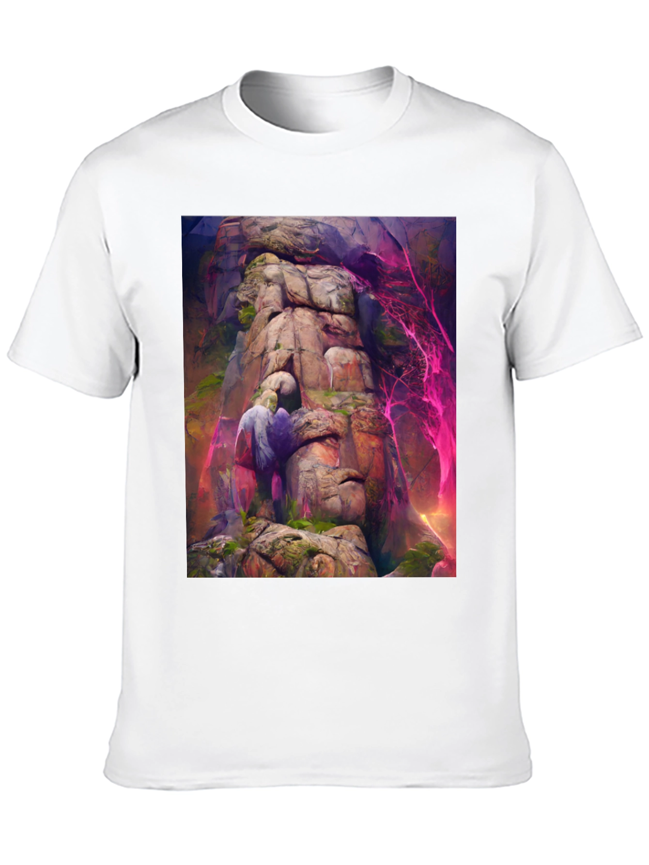 Mystical Mountain T-Shirt - Fantasy Art Tee