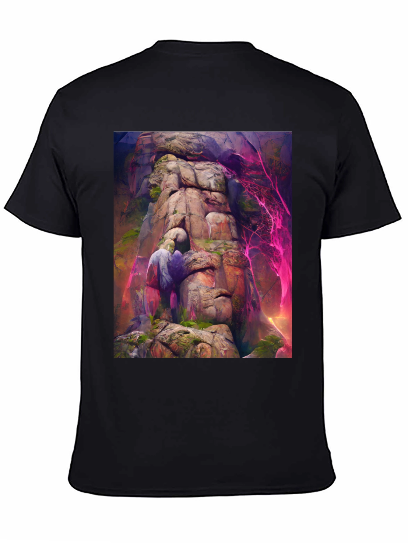 Mystical Mountain T-Shirt - Fantasy Art Tee