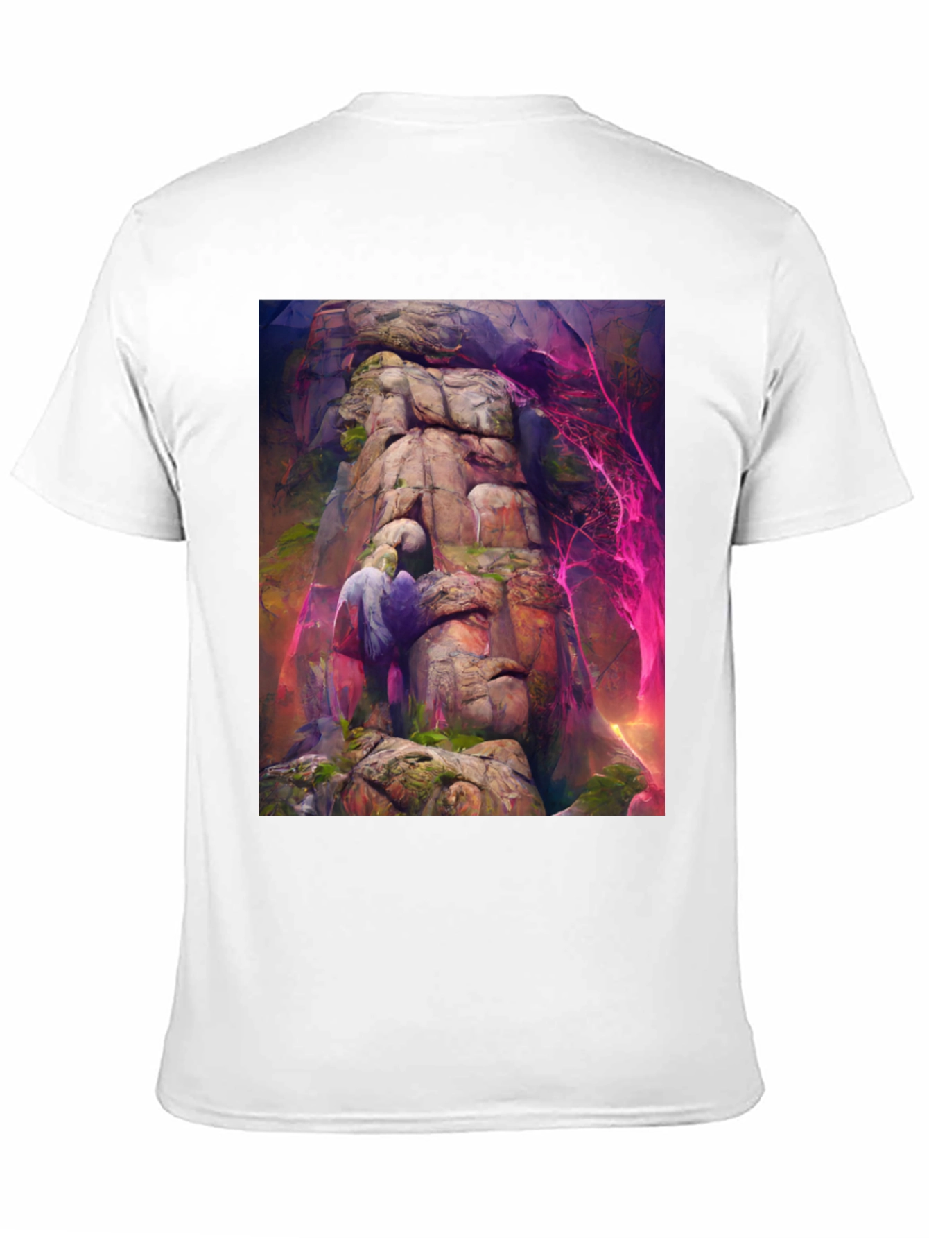 Mystical Mountain T-Shirt - Fantasy Art Tee
