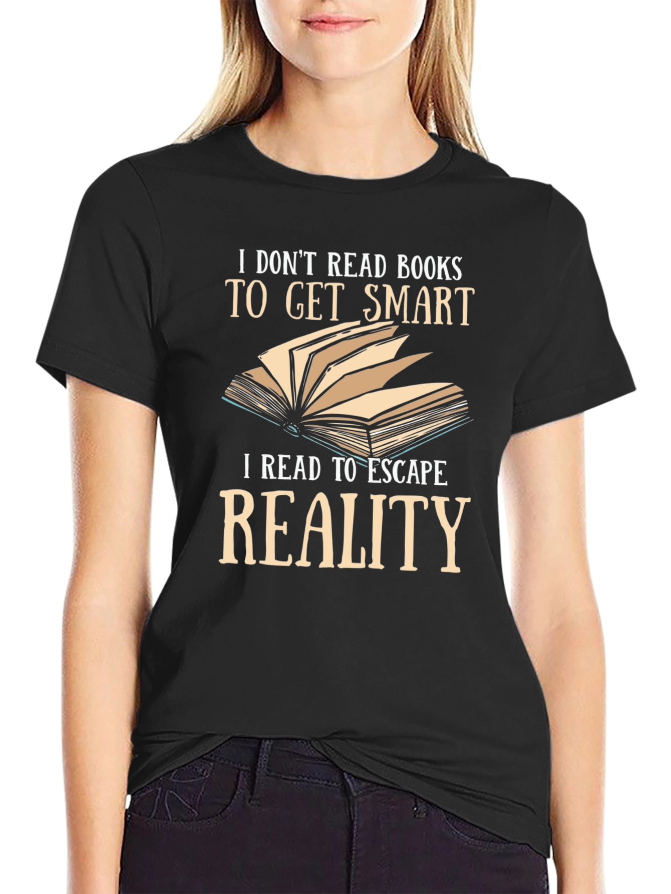 Book Lovers Tee - Escape Reality