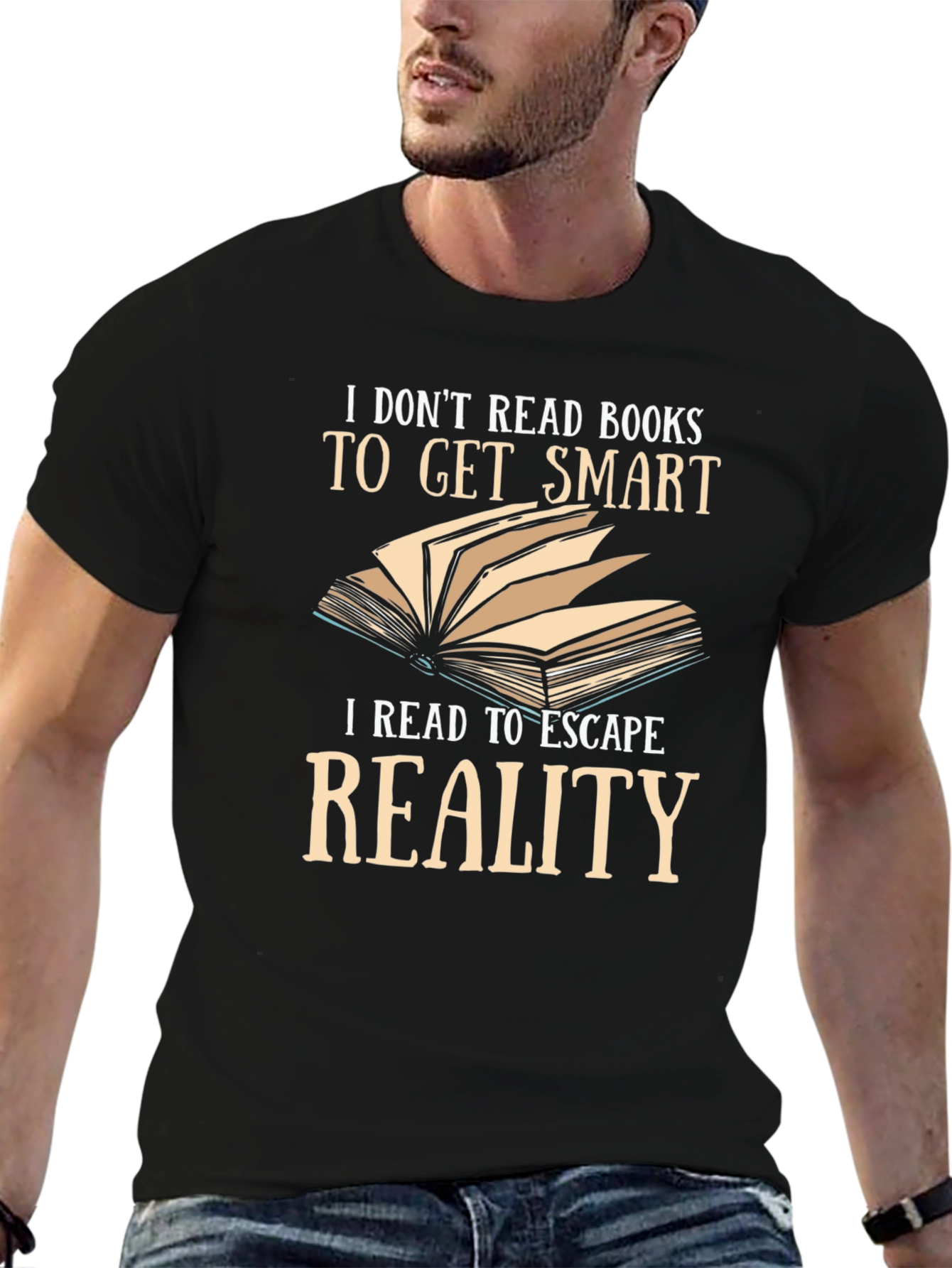 Book Lovers Tee - Escape Reality