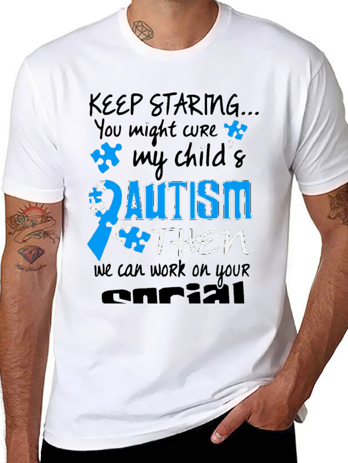 Autism Awareness T-Shirt: Keep Staring