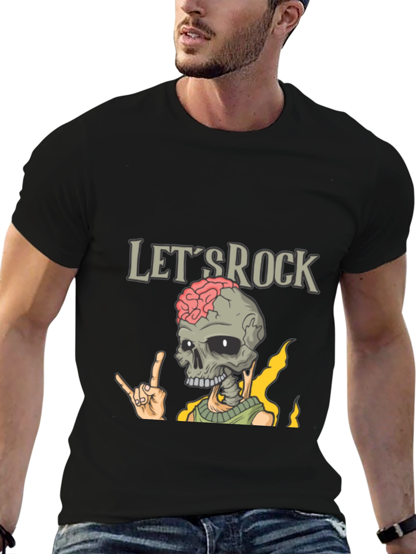 Lets Rock Skeleton T-Shirt
