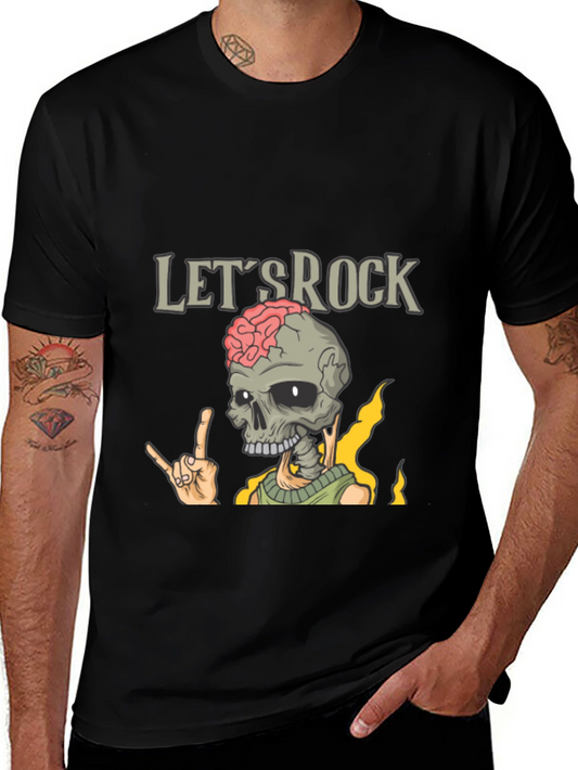 Lets Rock Skeleton T-Shirt