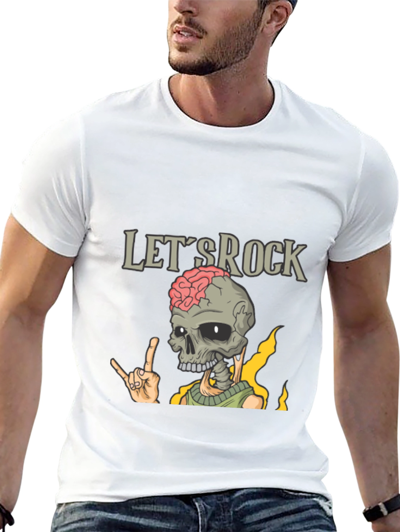 Lets Rock Skeleton T-Shirt