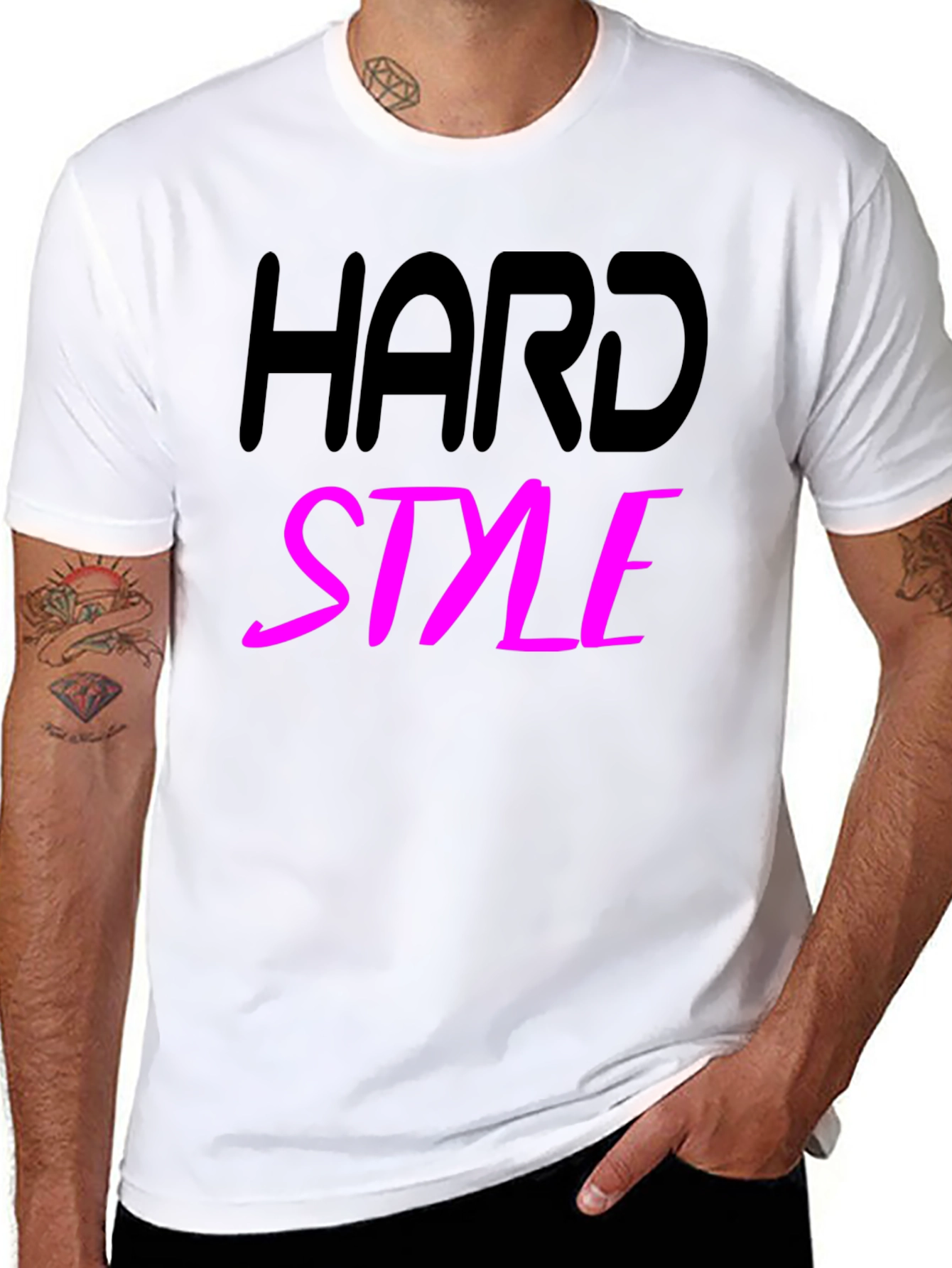 Hard Style Graphic T-Shirt Trendy Casual Tee