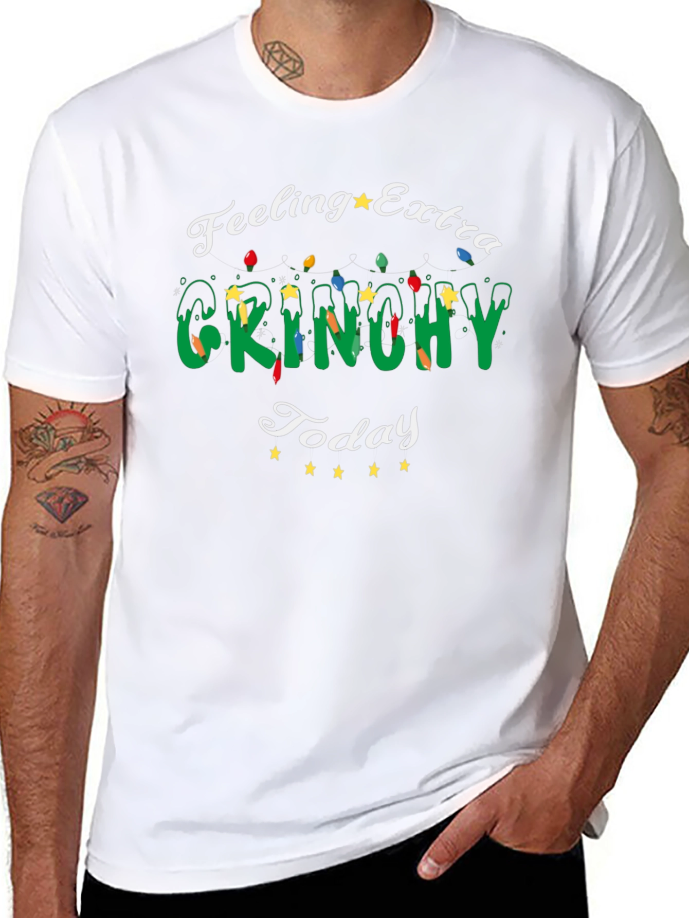 Feeling Extra Grinchy T-Shirt - Holiday Humor