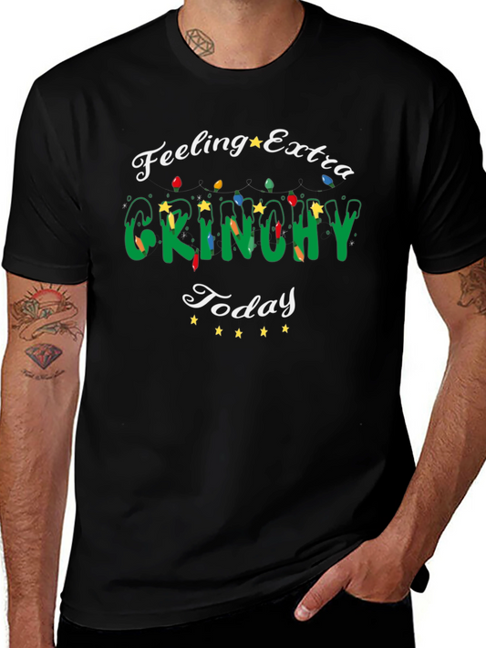 Feeling Extra Grinchy T-Shirt - Holiday Humor