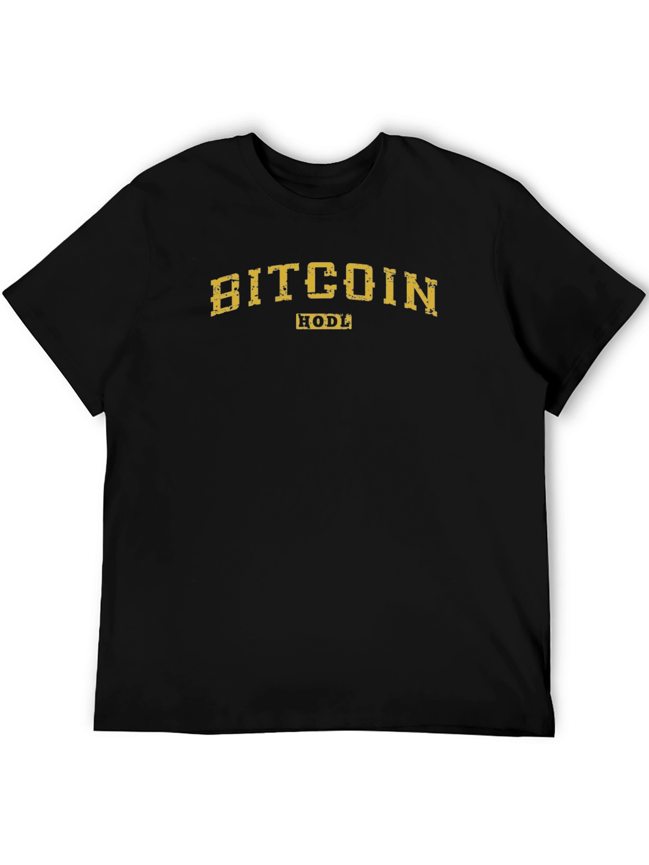Bitcoin HODL Graphic Tee - Black Crypto T-Shirt